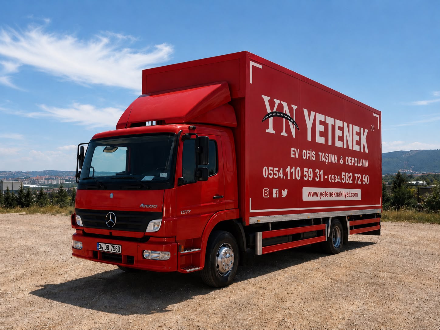 Yetenek Nakliyat şehirler arası nakliye kamyonu