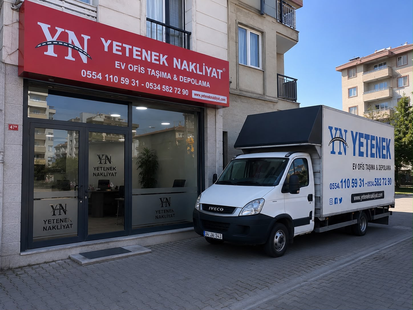 Yetenek Nakliyat ofisi ve aracı